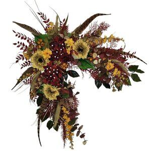 CORNER SWAG For over door, window, mirror or picture. Has great home decor color